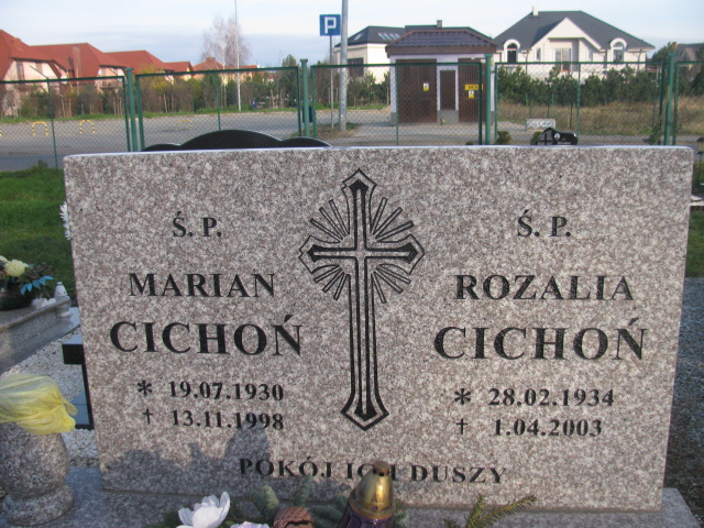 Rozalia Cichoń 1934 Kobierzyce - Grobonet - Wyszukiwarka osób pochowanych