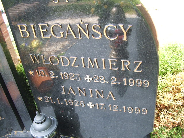 Grób Janina Biegańska