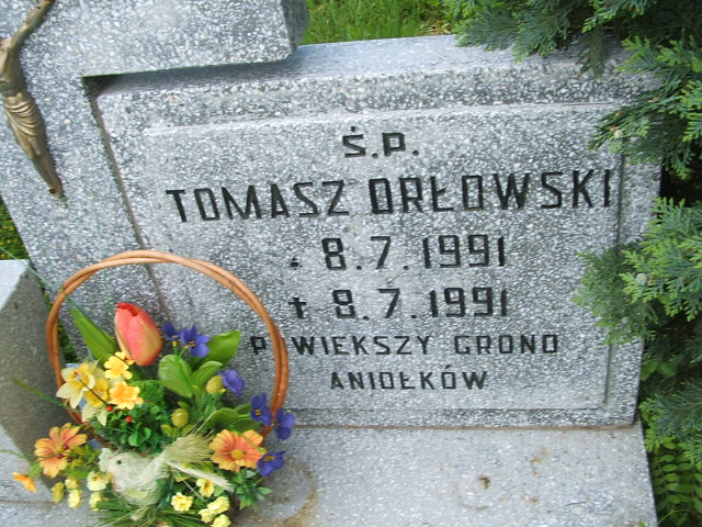 Grób Tomasz Orłowski
