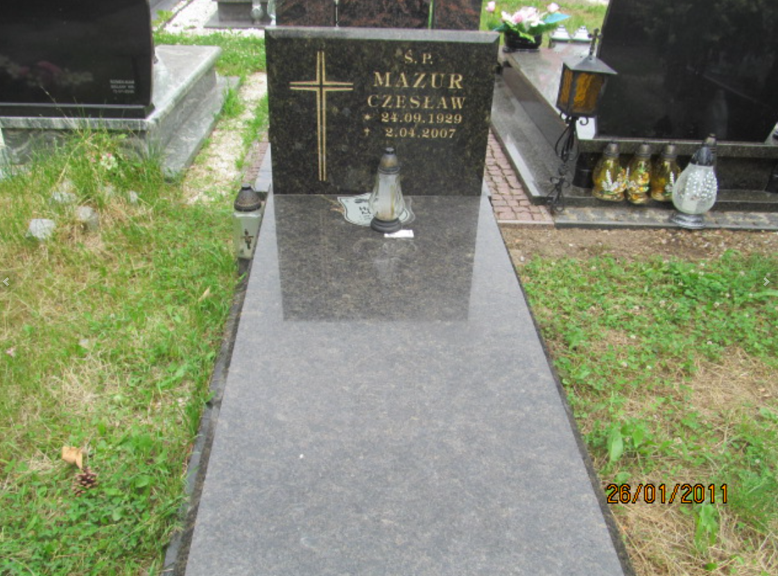 Grób Czesław Mazur