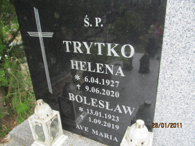 Helena Trytko  1927 Kobierzyce - Grobonet - Wyszukiwarka osób pochowanych