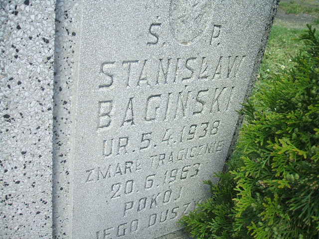 Stanisław Bagiński 1938 Kobierzyce - Grobonet - Wyszukiwarka osób pochowanych