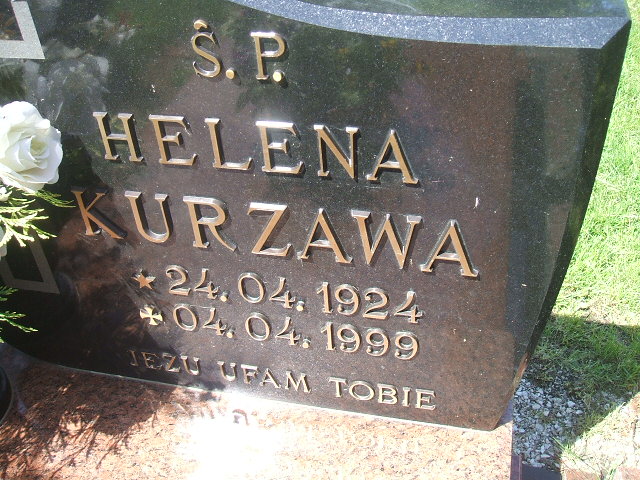 Helena Kurzawa 1924 Kobierzyce - Grobonet - Wyszukiwarka osób pochowanych