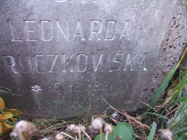 Leonarda Ruczkowska 1881 Kobierzyce - Grobonet - Wyszukiwarka osób pochowanych