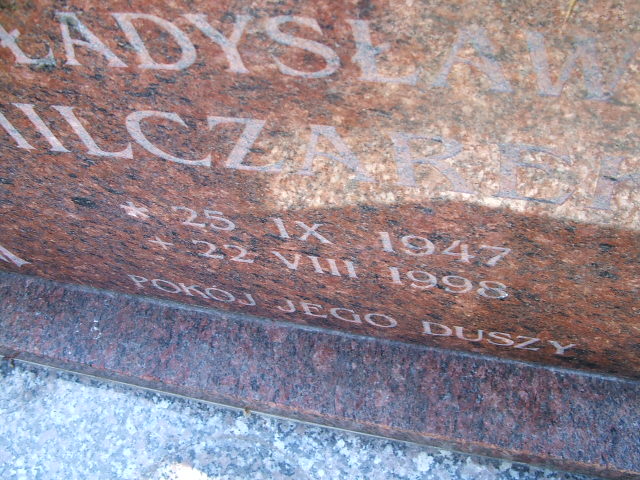 Grób Władysław Milczarek