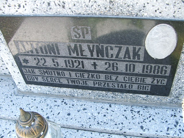 Antoni Młyńczak 1921 Kobierzyce - Grobonet - Wyszukiwarka osób pochowanych