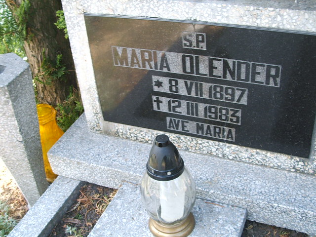 Grób Maria Olender