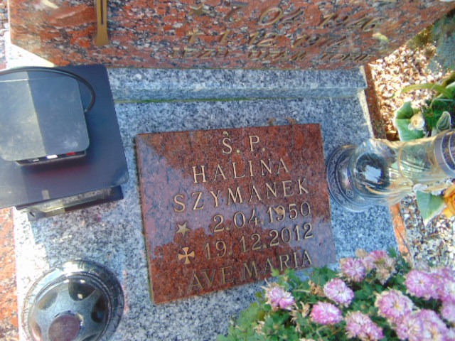 Halina Szymanek 1950 Kobierzyce - Grobonet - Wyszukiwarka osób pochowanych