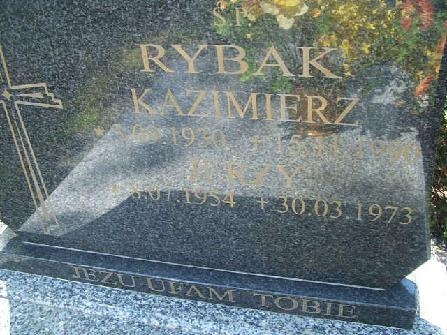 Grób Jerzy Rybak