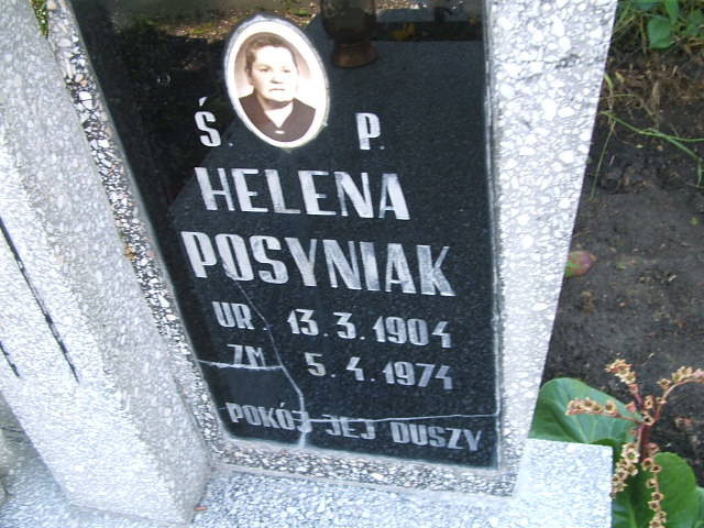 Helena Posyniak 1904 Kobierzyce - Grobonet - Wyszukiwarka osób pochowanych