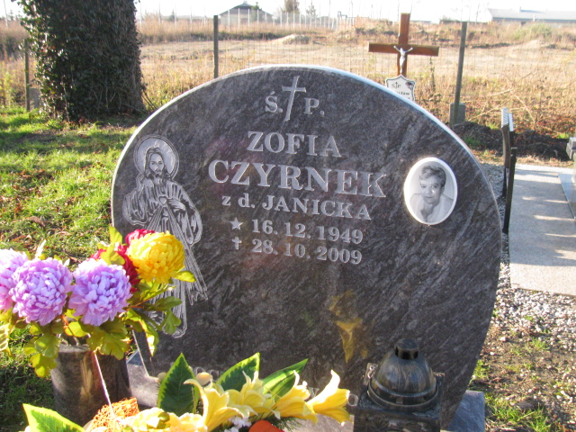 Zofia Czyrnek 1949 Kobierzyce - Grobonet - Wyszukiwarka osób pochowanych