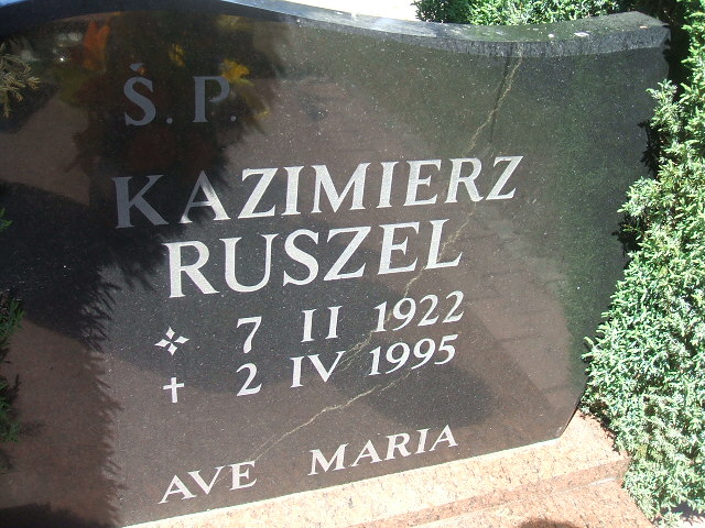 Grób Kazimierz Ruszel