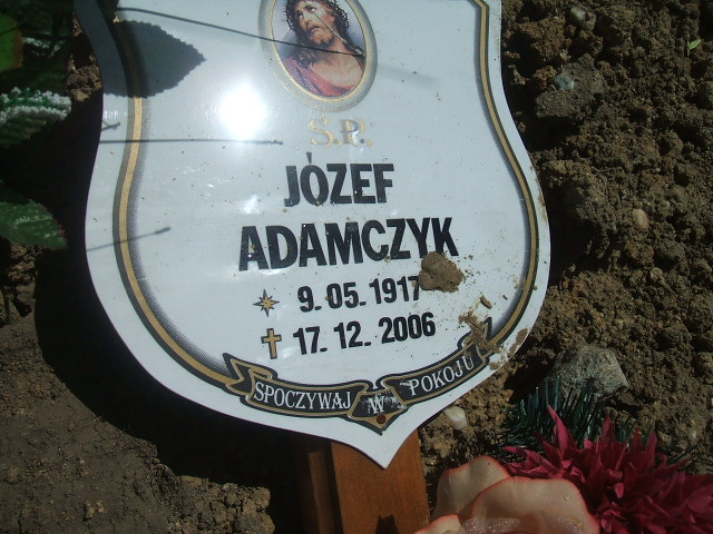 Grób Józef Adamczyk