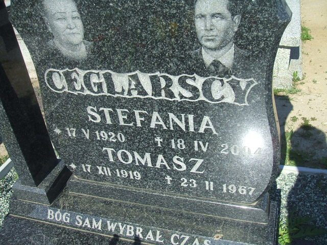 Grób Tomasz Ceglarska
