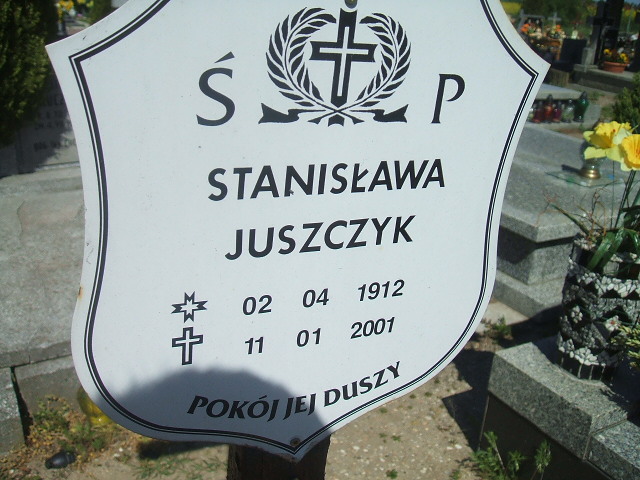 Grób Stanisława Juszczyk