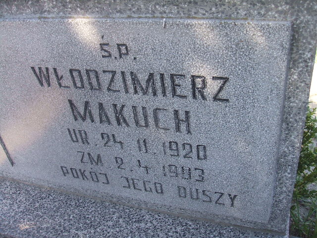 Włodzimierz Makuch 1920 Kobierzyce - Grobonet - Wyszukiwarka osób pochowanych