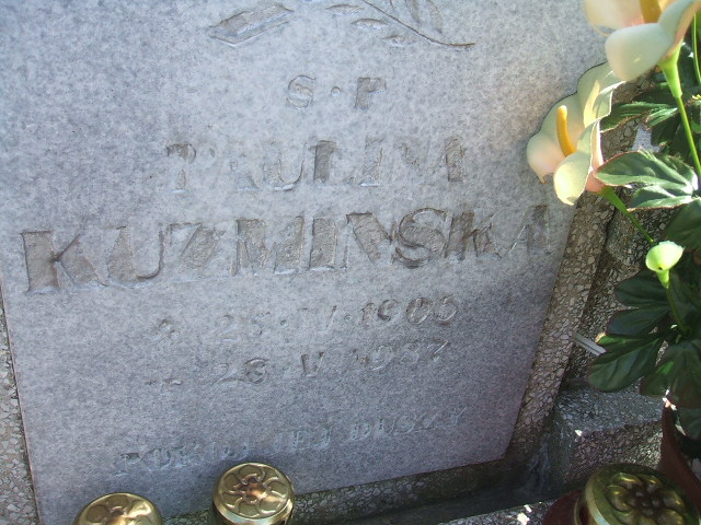 Paulina Kuźmińska Kobierzyce - Grobonet - Wyszukiwarka osób pochowanych