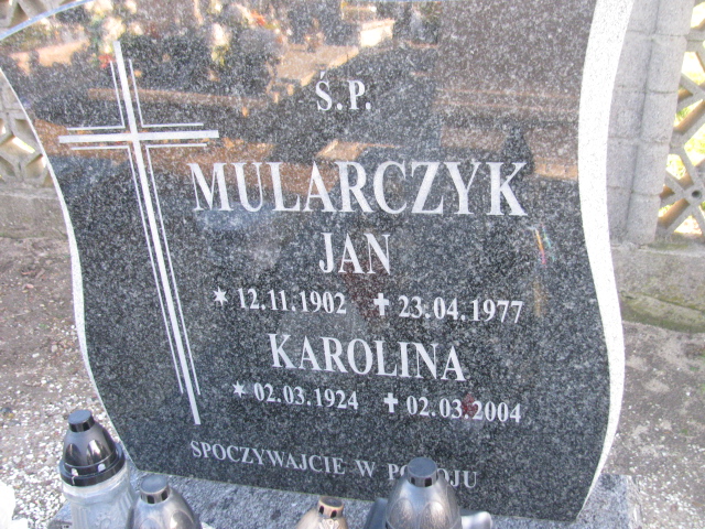 Jan Mularczyk 1902 Kobierzyce - Grobonet - Wyszukiwarka osób pochowanych