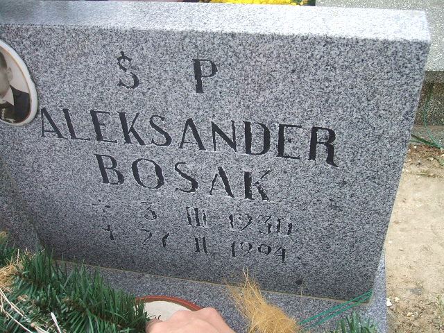 Aleksander Bosak 1930 Kobierzyce - Grobonet - Wyszukiwarka osób pochowanych