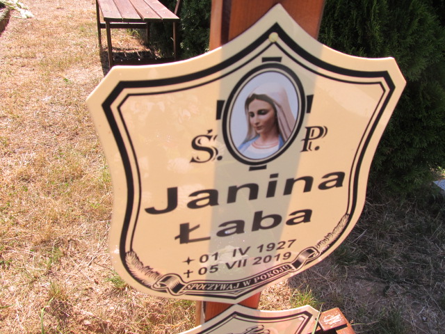 Janina Łaba 1927 Kobierzyce - Grobonet - Wyszukiwarka osób pochowanych