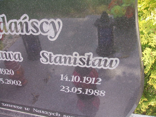 Grób Stanisław Bogdański