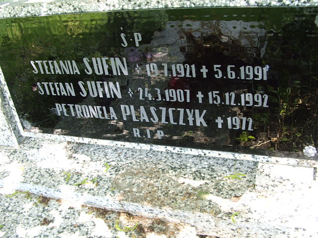 Stefan Sufin 1907 Kobierzyce - Grobonet - Wyszukiwarka osób pochowanych