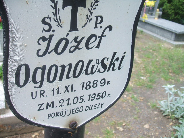 Józef Ogonowski 1889 Kobierzyce - Grobonet - Wyszukiwarka osób pochowanych