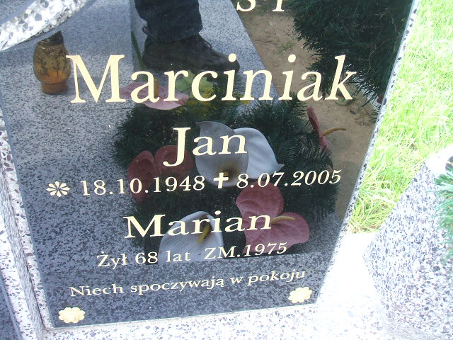 Grób Jan Marciniak